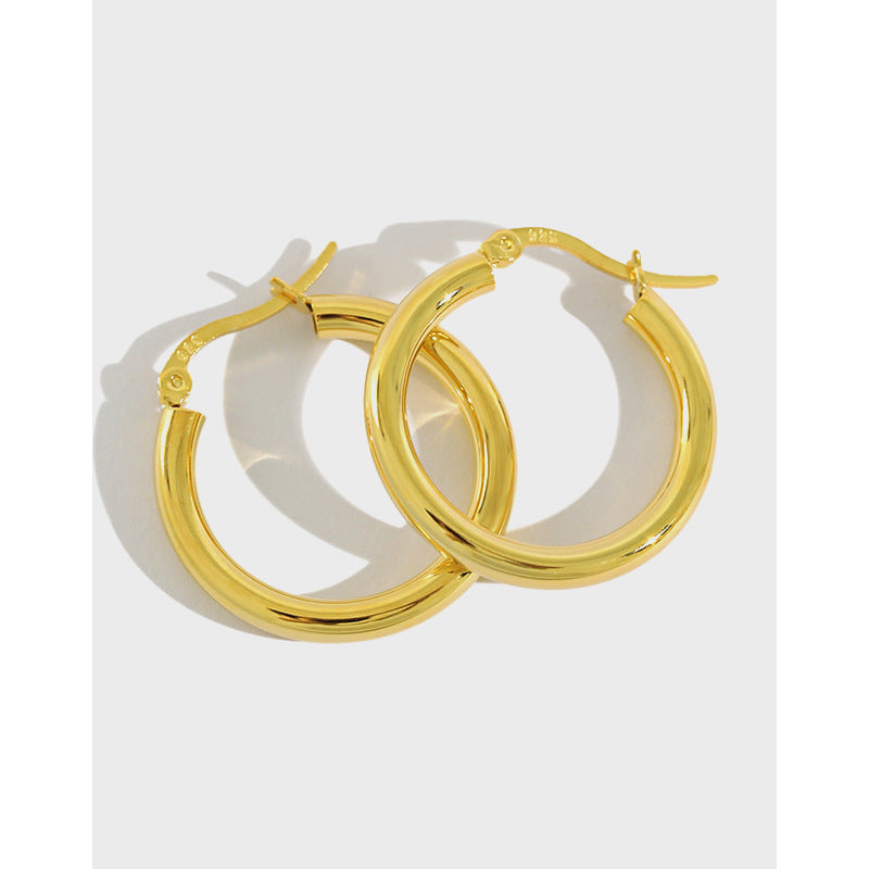 Round Circle Hoop Earrings | Flores