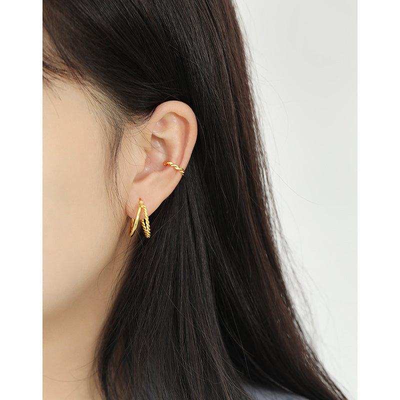 Double Layers Hoop Earrings | Zita