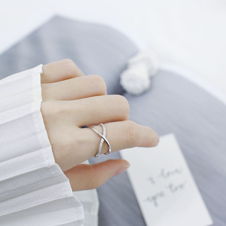 X Twisted Ring | Kate