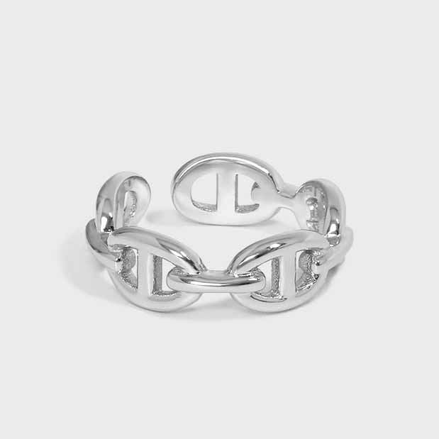 Chain Necklace Ring | Laya