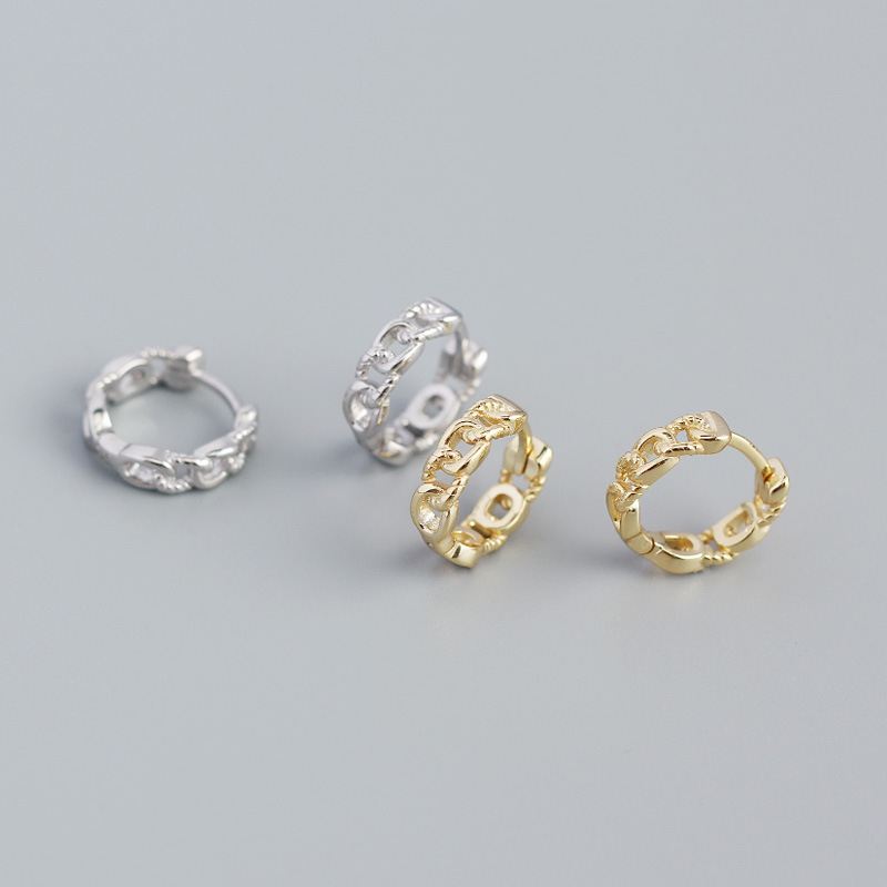 Link Chain Hoop Earrings | Tessa