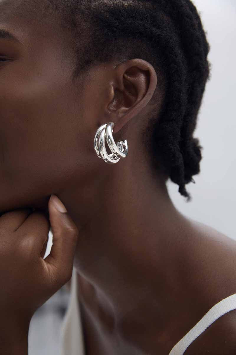 Triple Hoop Earring | Zen