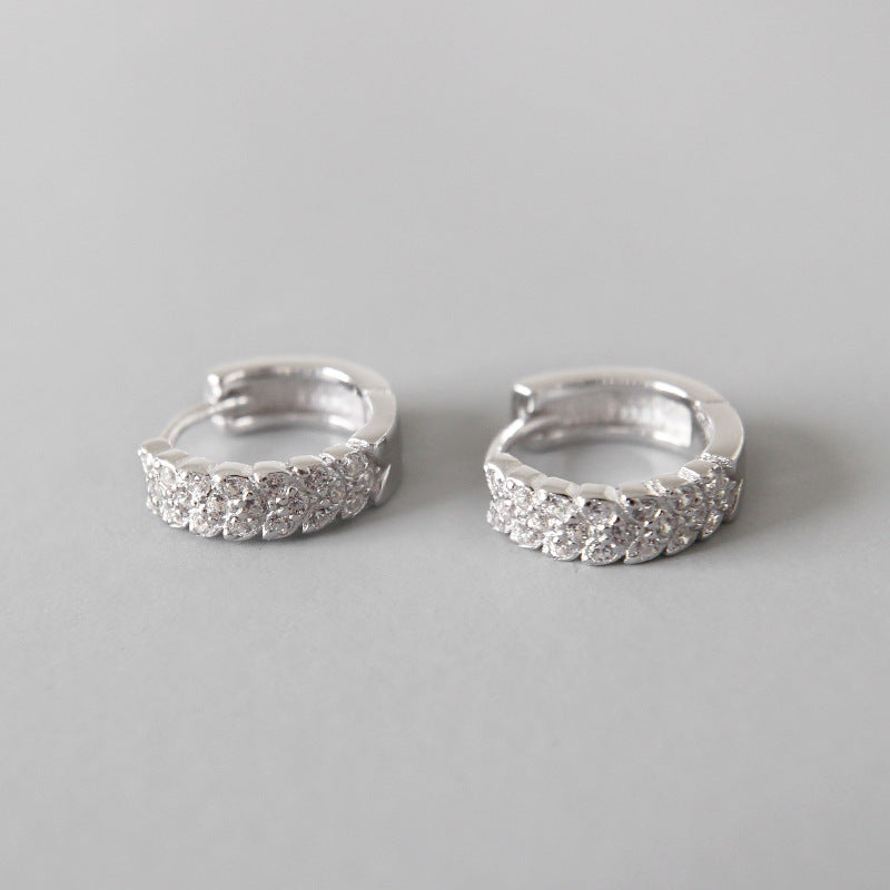 Zirconia Hoop Earrings | Giulia