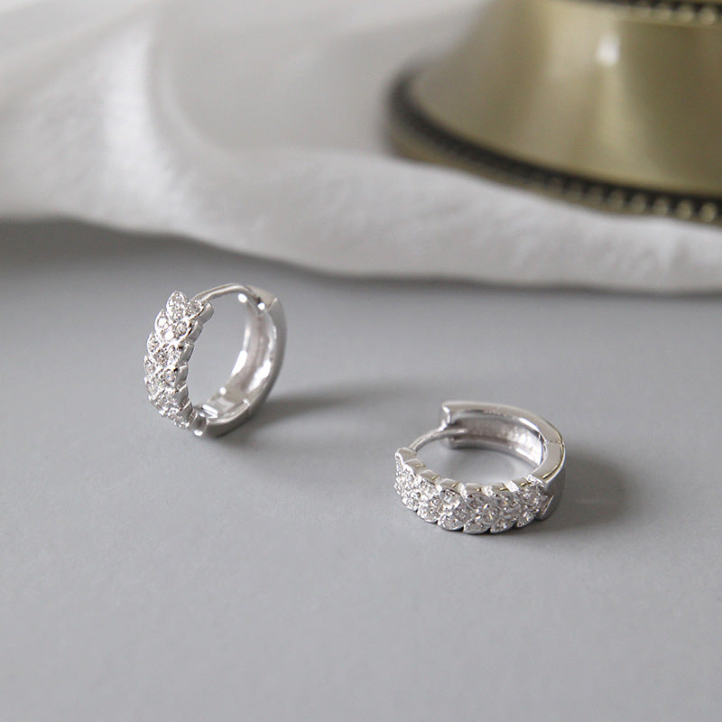 Zirconia Hoop Earrings | Giulia