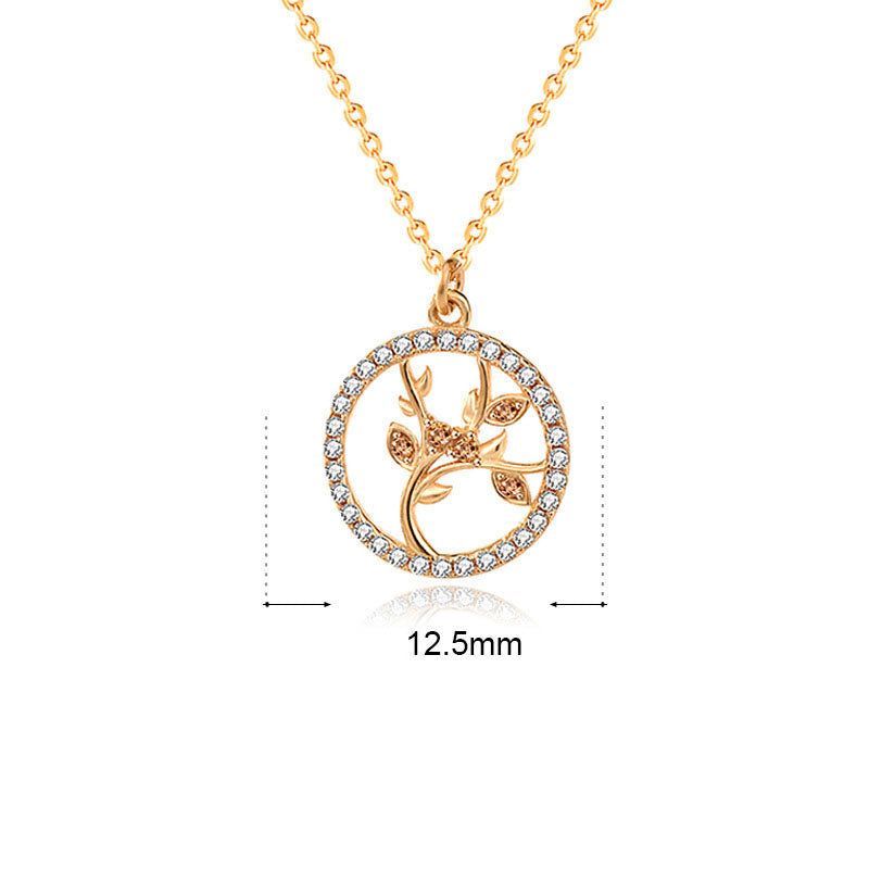 Zirconia Life Tree Necklace | Keola