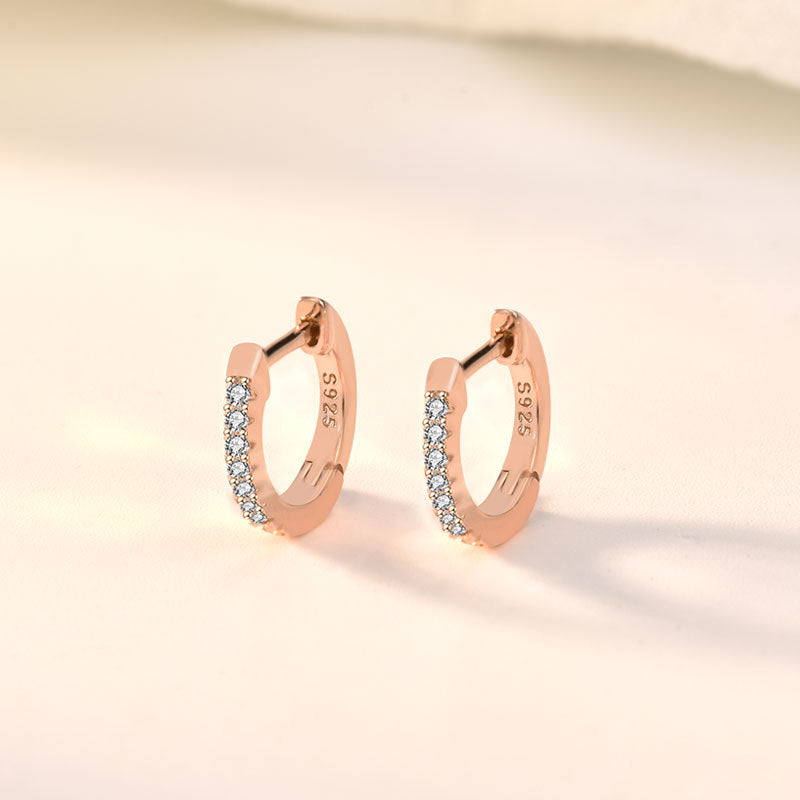 Zirconia Hoop Earrings | Kaira