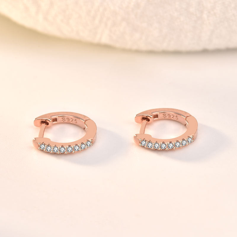 Zirconia Hoop Earrings | Kaira