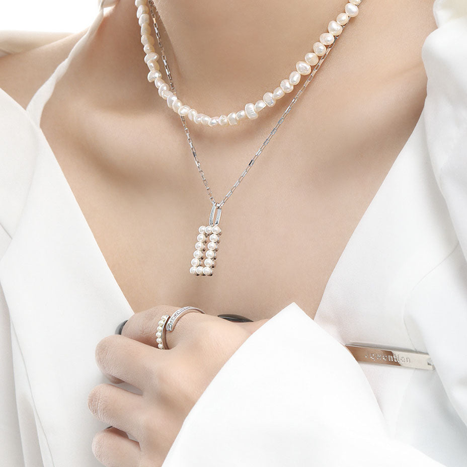 Halskette mit Perlenanhänger | Ocea