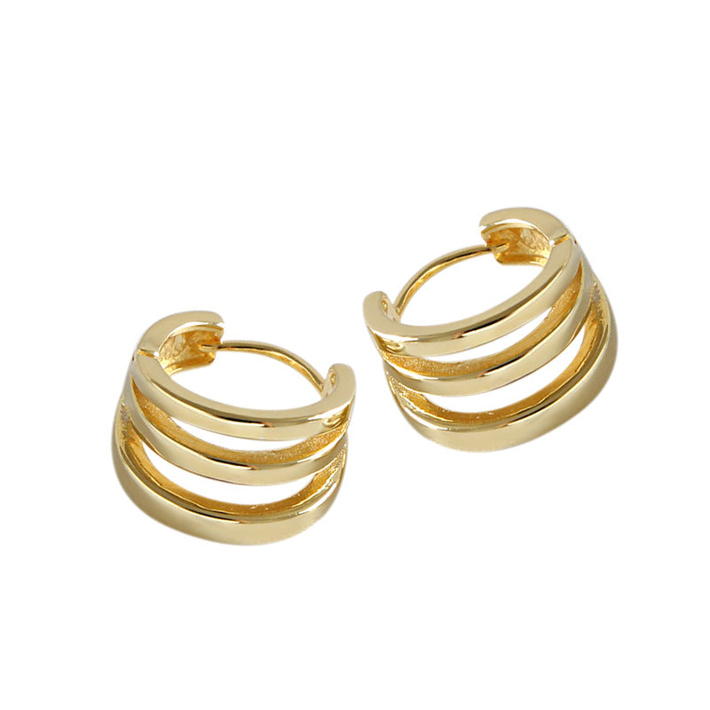 Three Circle Hoop Earrings | Camila