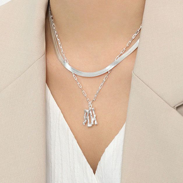 Flat Snake Chain Necklace | Lou