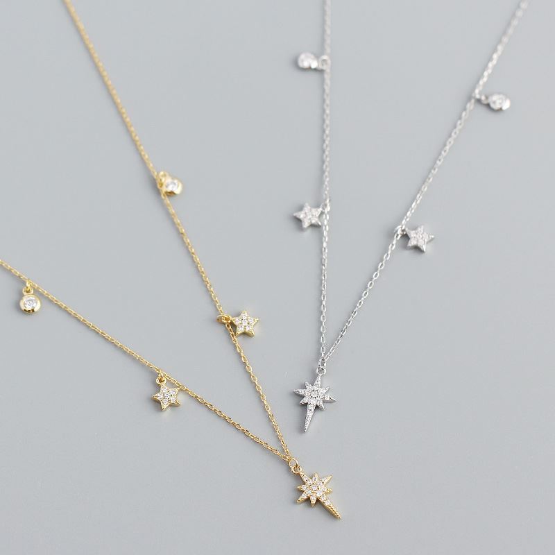 Zirconia Star Necklace | Esther