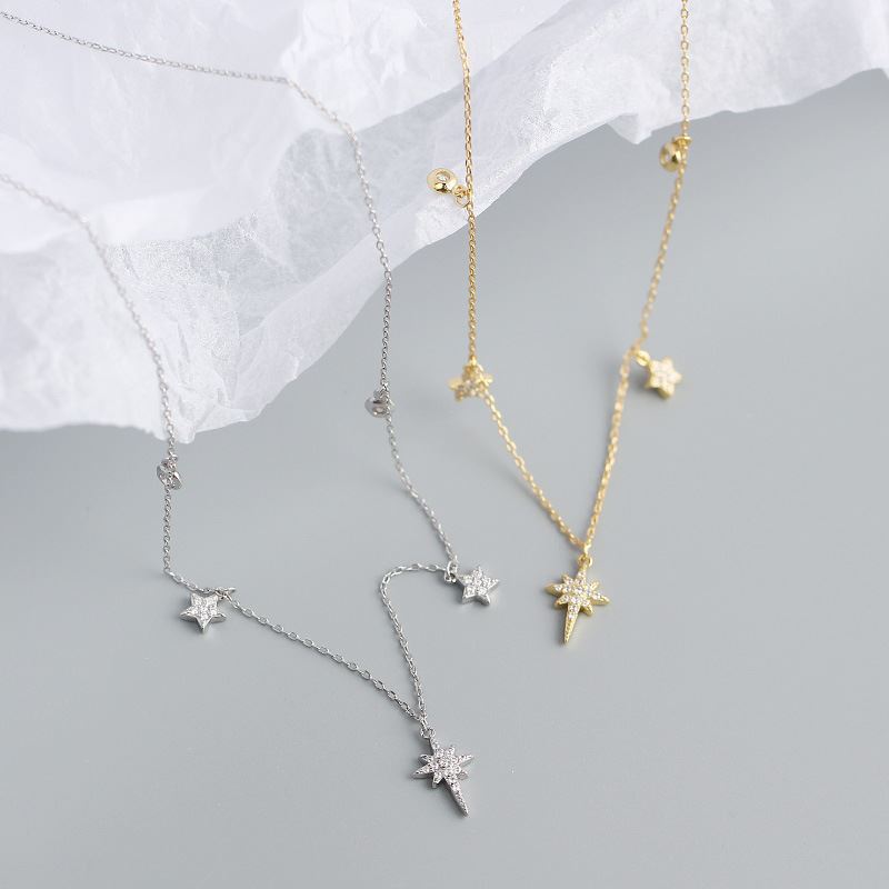 Zirconia Star Necklace | Esther